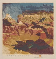 Grand Canyon By Gustave Baumann - Quality Matte Print - FRAME ME 13x19