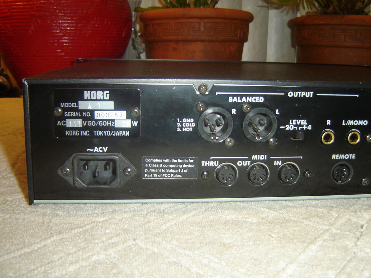 Korg A1 Performance Signal Processor, Stereo Multi Effects, FX