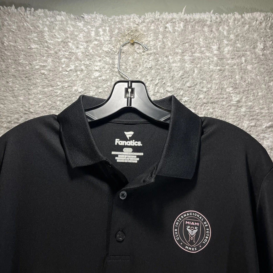 Camisa Fanatics Club Miami Internacional De Fútbol MMXX Grande Negra Poliéster Nueva con Etiquetas Foto 3 de 4