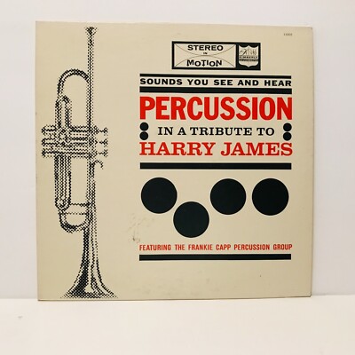 Vinyl Frankie Capp LP Percussion Tribute to Harry James 1961 EX