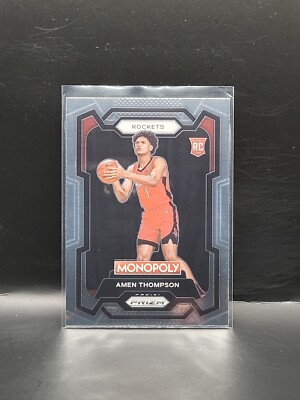 2023-24 Panini Prizm Monopoly - Base Prizm #33 Amen Thompson (RC
