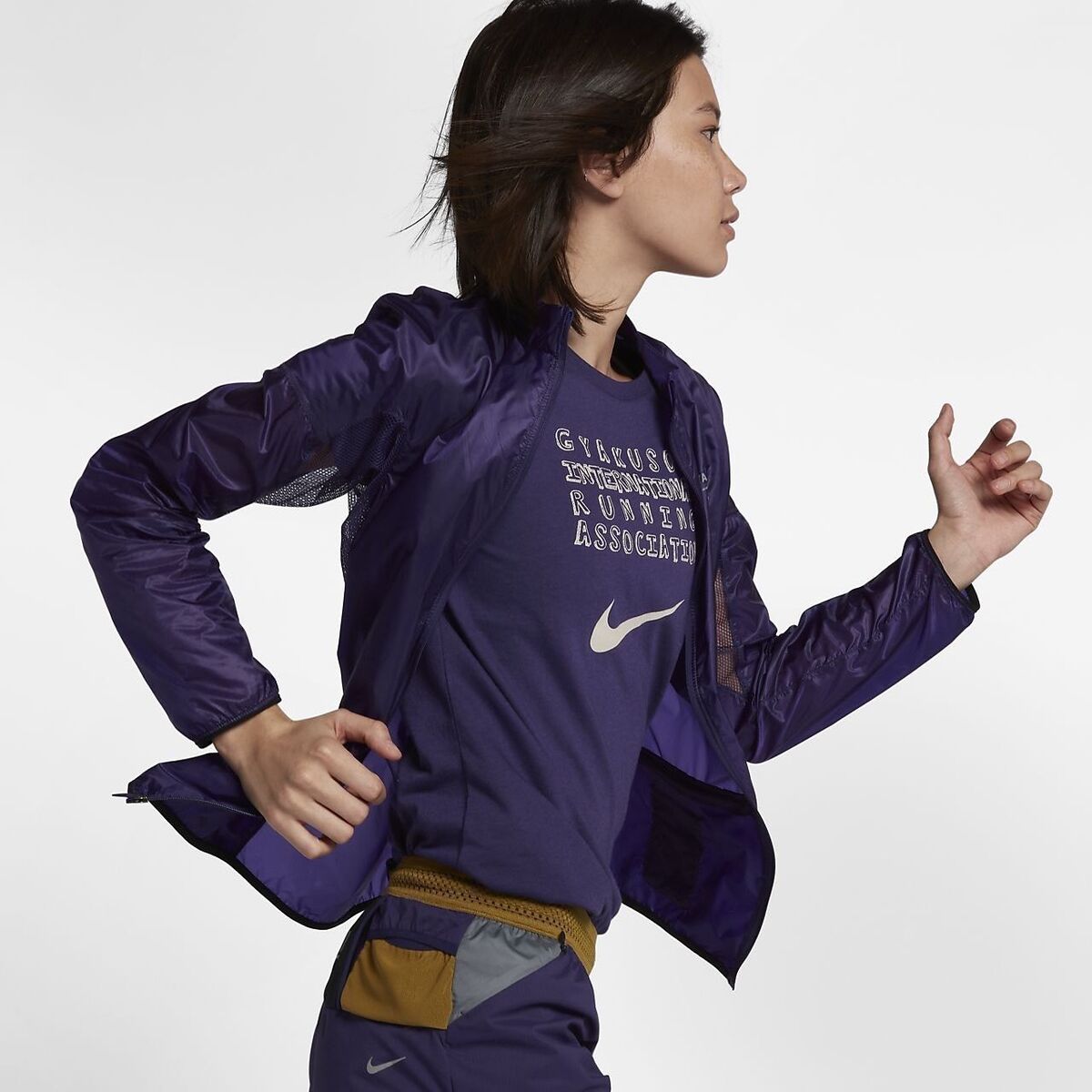 NIKE X UNDERCOVER GYAKUSOU PACKABLE WOMEN'S JACKET - PURPLE