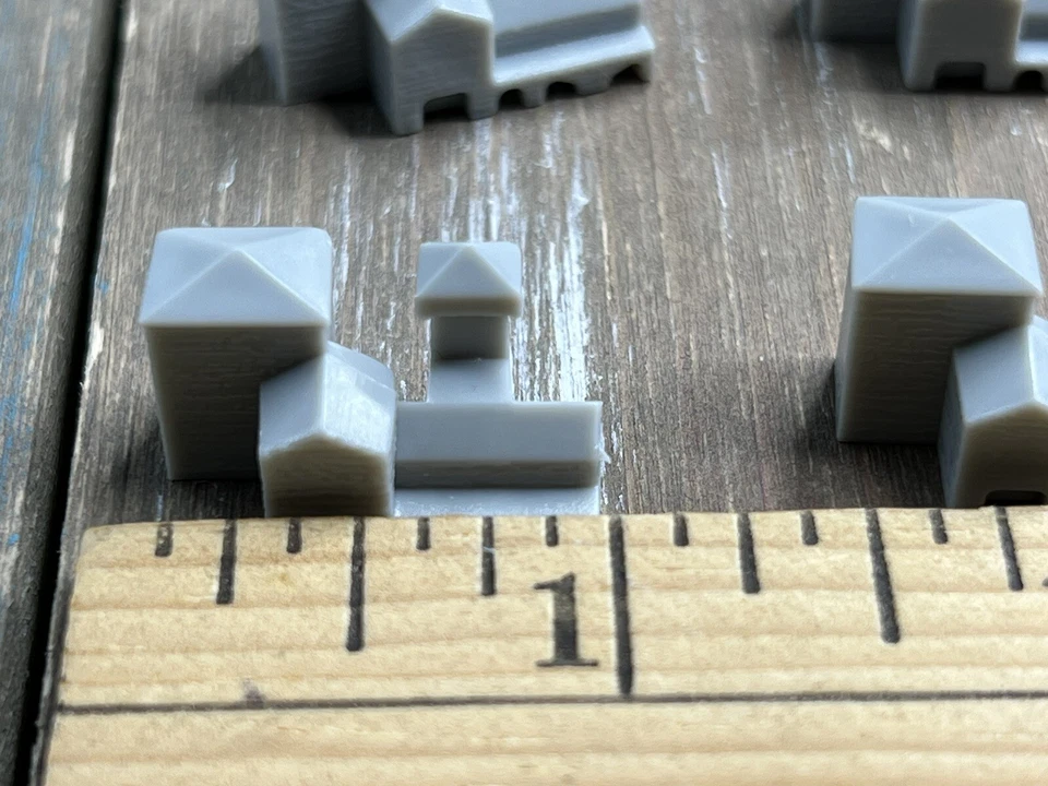 Monopoly Juego de Tronos Juego de Mesa Edificios de Repuesto 12 Gris 32 Marrón Foto 3 de 4