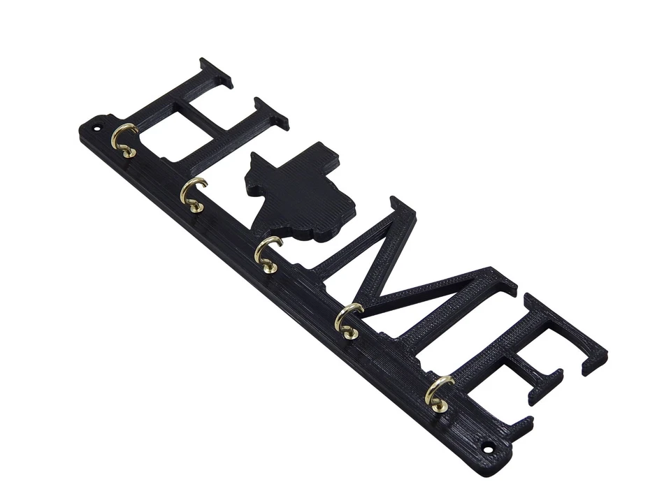 Porta llaves Texas Home Lone Star State forma colgante estante inauguración de casa pared regalo Foto 4 de 4