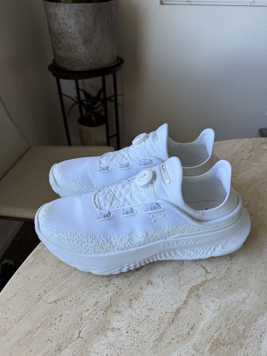 Size 12 - Under Armour SlipSpeed Mega Triple White for sale