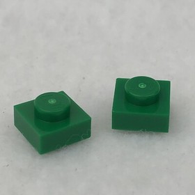 LEGO 3024 Green Plate 1 x 1 (x2)