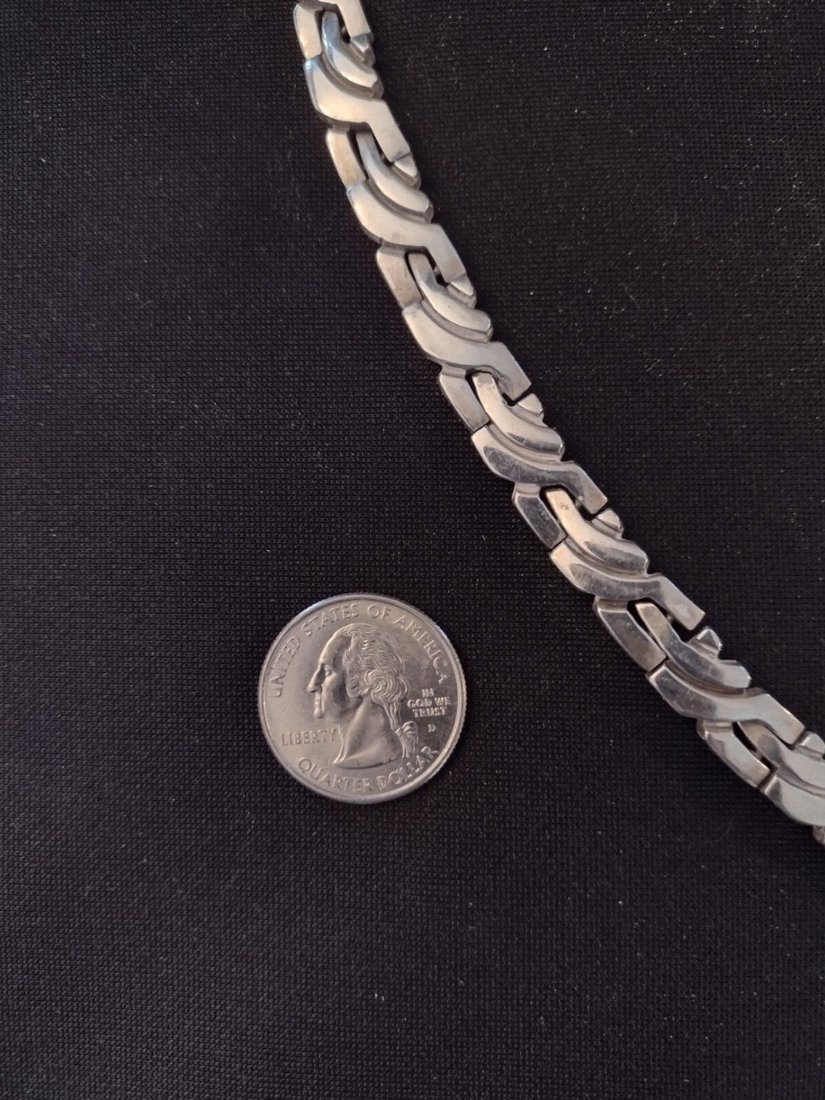 Mexico Sterling Silver Necklace Gem