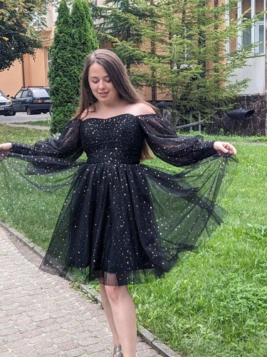 Brillante Vestido de Baile de graduación para Mujer Brillo Estrella Vestidos de Fiesta de Noche - Imagen 27 de 184