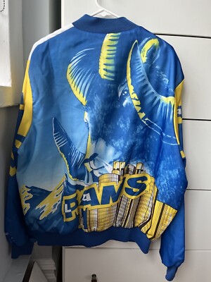VINTAGE Chalk Line FANIMATION Jacket Los Angeles Rams Size