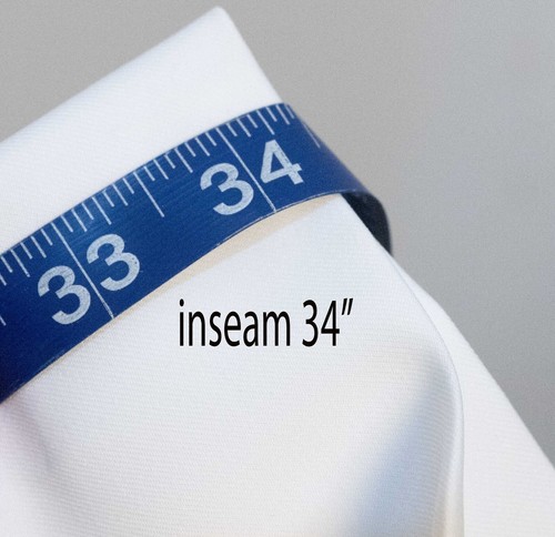 Pantalones The Sansabelt System 41x34 vintage para hombre blancos - Imagen 6 de 7