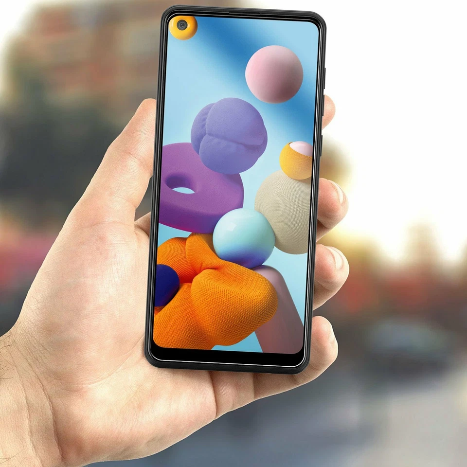 Premium 0.3mm Tempered Glass Screen Protector for Samsung Galaxy A21 9H Hardness - Image 3 of 4