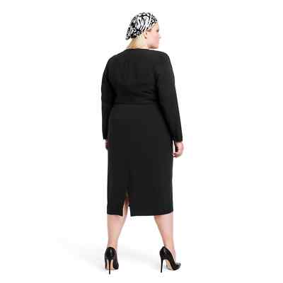 black dress one shoulder First Impressions One Shoulder Midi Dress Black
