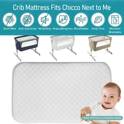 FAIRYZDEAL Deluxe Crib Mattress – Compatible with Next2Me Babylo Next To Me Bedside Cot