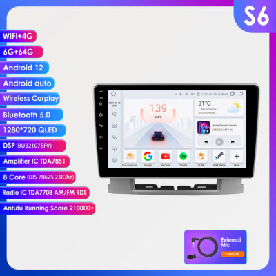 Für Opel Astra J 2010-2017 Autoradio Android 13 CarPlay GPS DSP BT CANBUS 6+64G