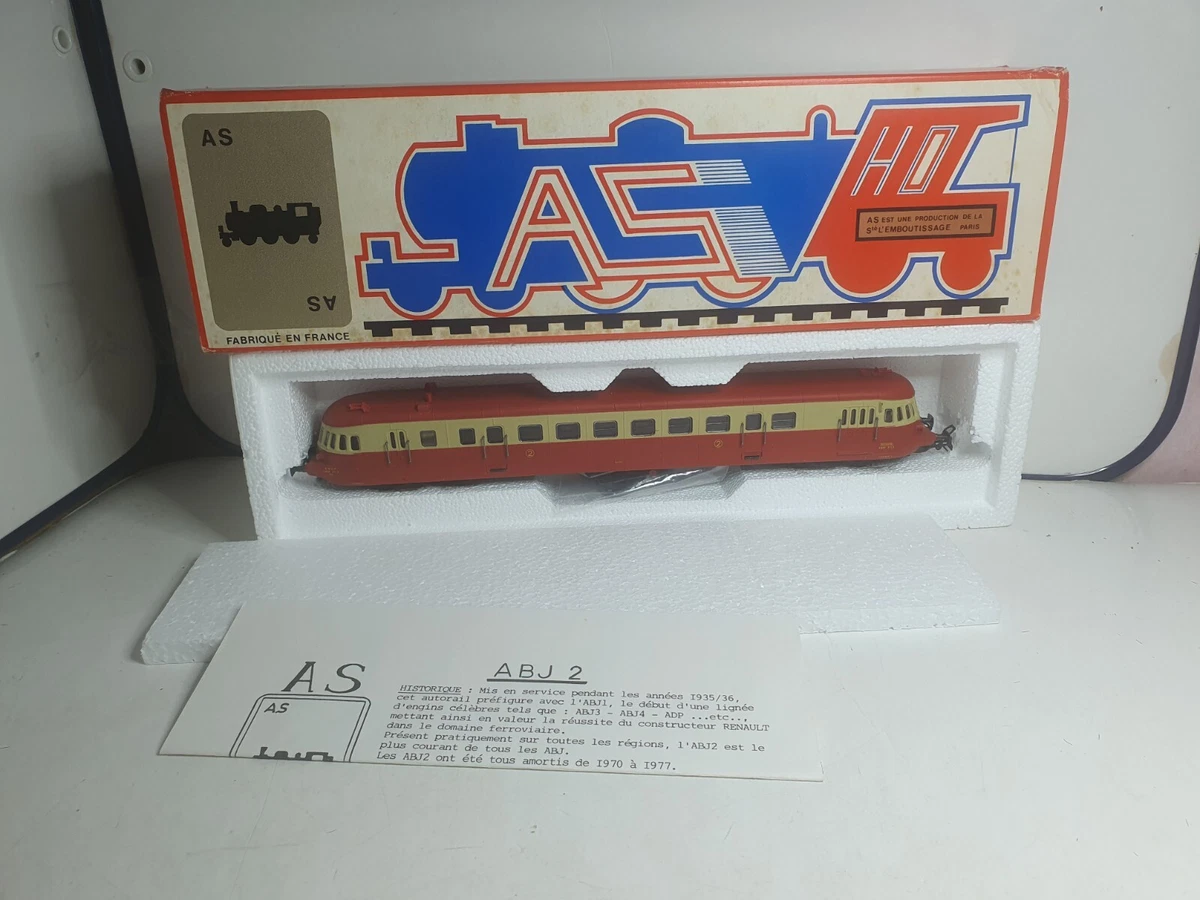AUTORAIL ABJ 2 EN BOITE HO ELECTROTREN MAIS CAISSE JOUEF HJ 2381B