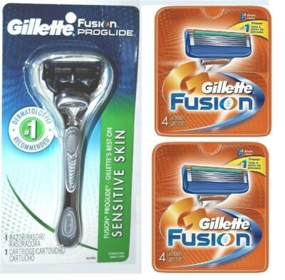 9 Gillette Silvertouch FUSION Proglide Razor Blades Cartridges Refills Shaver 8