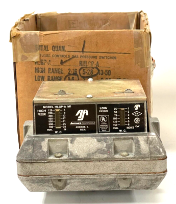 ANTUNES CONTROLS GAS PRESSURE SWITCH HLGP-A 804111701 | eBay