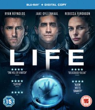 Life Blu-Ray (2017) Jake Gyllenhaal, Espinosa (DIR) cert 15 Fast and FREE P & P