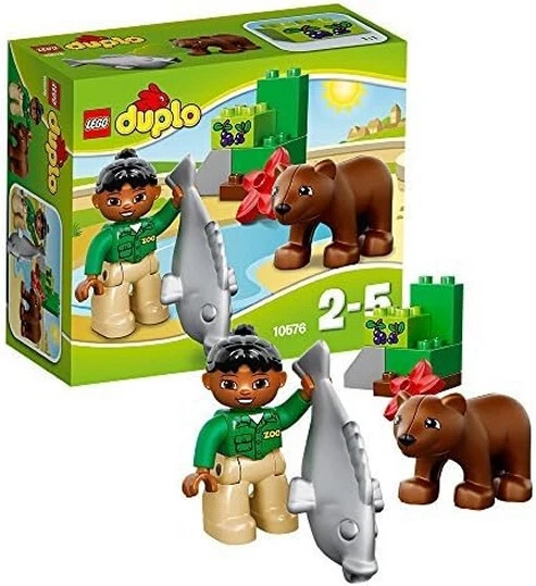 LEGO Duplo 10576 Zoo Care Child Fish Brown Bear Animal NEW SEALED AUTHENTIC - Image 2 of 2