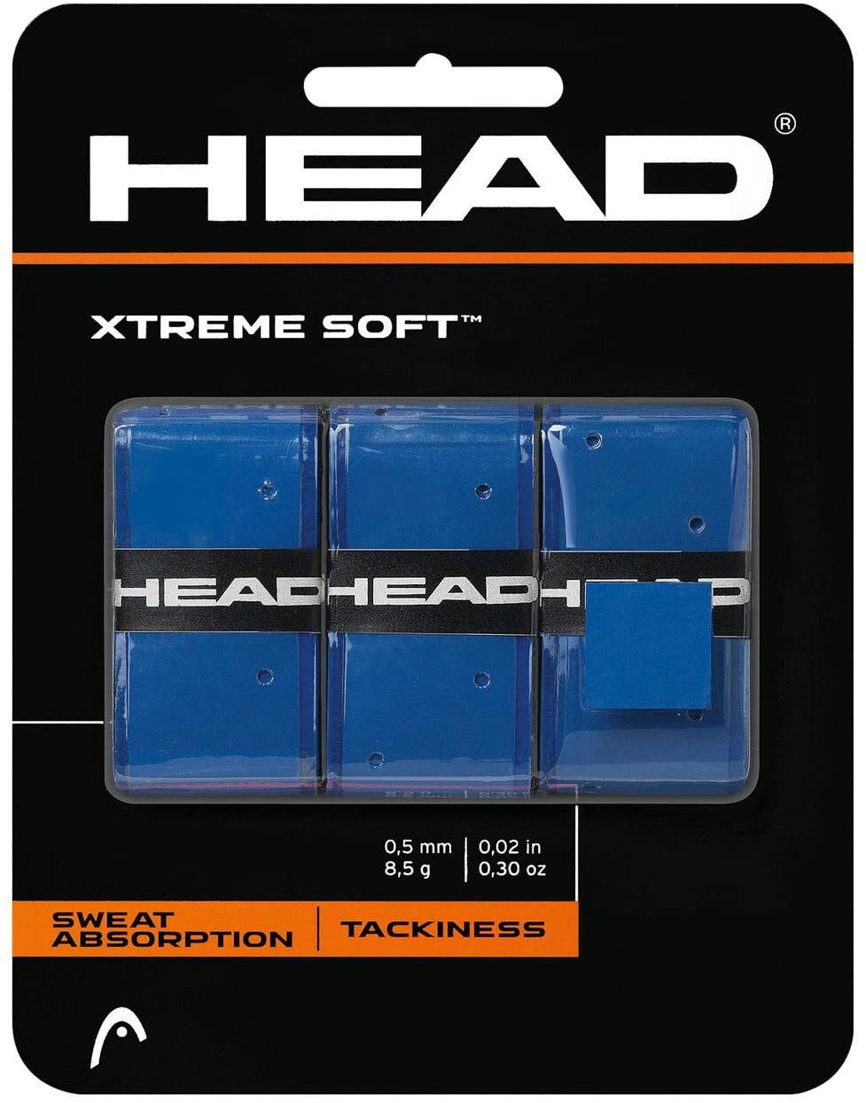 РЕМЕШОК для тенниса HEAD XTREME SOFT Griffband 0,5 мм Schläger Schläger Sport Zubehör blau