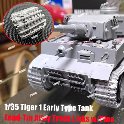 1/35 German Tiger I Early/Mid-Late Tank Metal Tracks w/Pins Fits