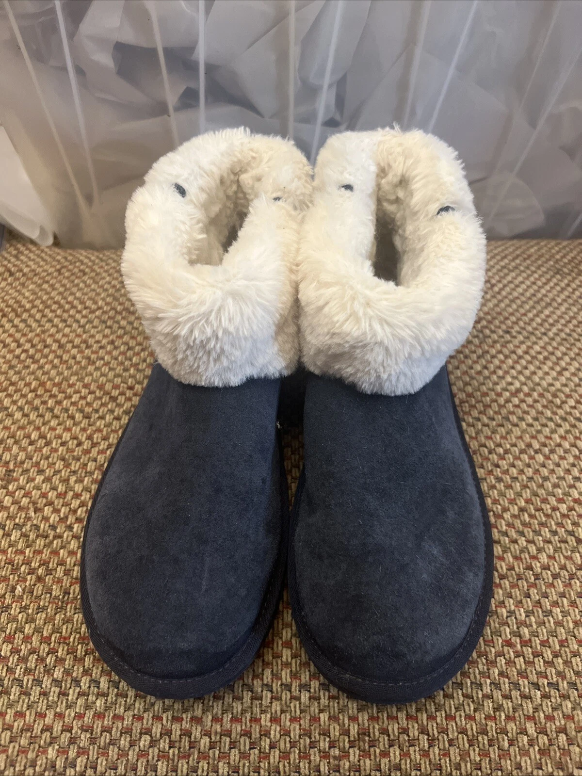 Koolaburra By UGG Insignia Blu Aubrei Mini Stivali Donna Tg 7 Stile 1134131