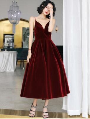 white christmas dresses Women's Long Sleeve Ruched Bodycon Velvet Dress Elegant Cocktail Party –  PinkQueenShop main image 0