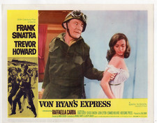 FRANK SINATRA TREVOR HOWARD VON RYAN'S EXPRESS 1965 ORIG 11X14 LOBBY CARD LC6266