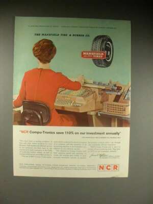 1963 NCR Compu-Tronic Computer Ad - Save Annually