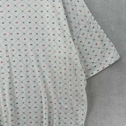 Vanity Fair Nightgown Womens 2X-3X Cotton Floral Flannel Tulips - Picture 9 of 13