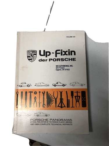 AWESOME Porsche der Up- Fixin 1987 to 89 Work manual
