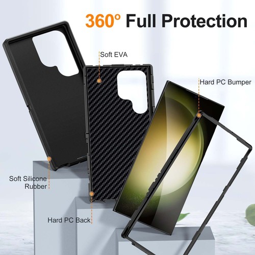 Heavy Duty Shockproof Phone Case Cover For Samsung Galaxy S25 Ultra S24 S23 S22+ - Photo 16 sur 29