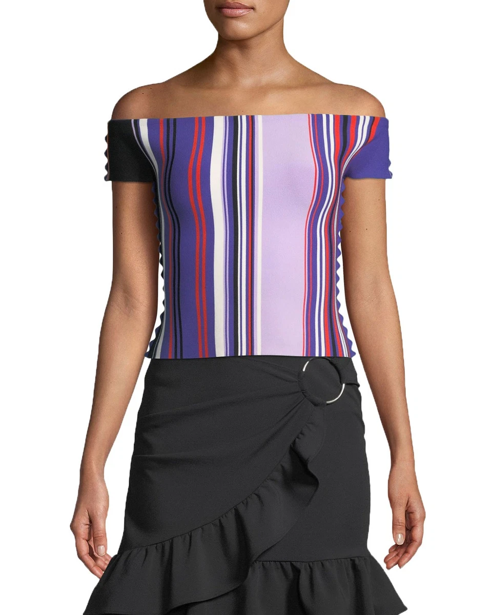 T-shirt slim fit da donna con manica raglan, viola, S