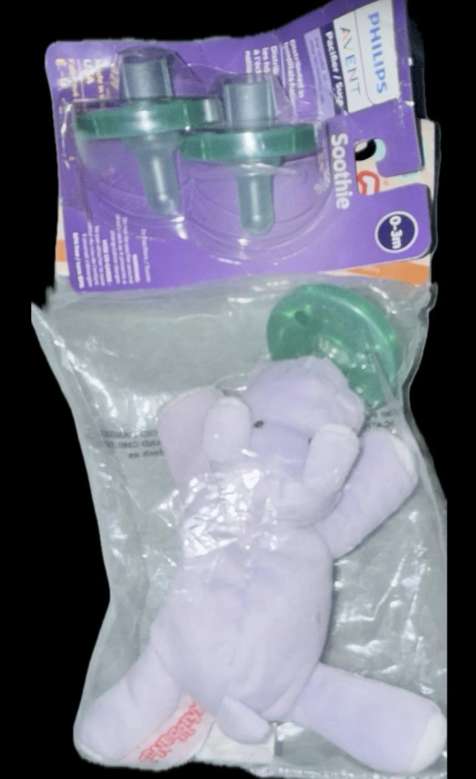 Philips Avent Soothie Pacifiers Plus Elephant Pacifier Holder 2 Pack New In Box
Opens in a new windo