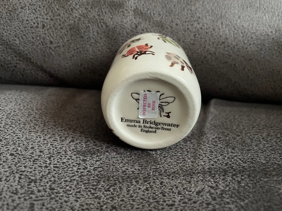 New Emma Bridgewater Orange Ladybird Small Jam Jar First Quality - Image 4 of 4