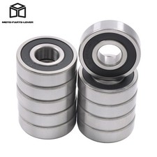 6304 2RS Rubber Sealed Ball Bearing 20x52x15mm 10 Pieces Precision Ground