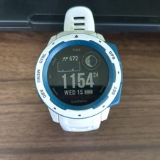 GARMIN watch INSTINCT TIDE White/Blue