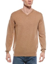 Forte Cashmere V-Neck Cashmere Sweater Men's