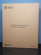 AT&T BL102-2 Cordless Phone Two Handset Answering System with Smart Call Blocker