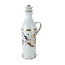c1870 Old Paris Porcelain Decanter with Stopper Store Pharmacy Bottle