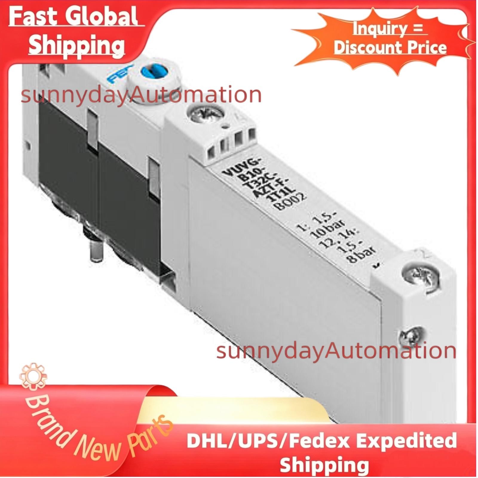 US FREE TAX New Festo VUVG-B10-T32H-AZT-F-1T1L 573412 Solenoid valve
