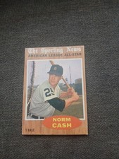 1962 Topps - All-Star Norm Cash #466 All-Star