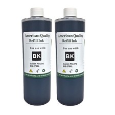Black Ink Refill Kit for Canon PG-275 PG-275XL Premium Ink Refill Kit 2X500ml