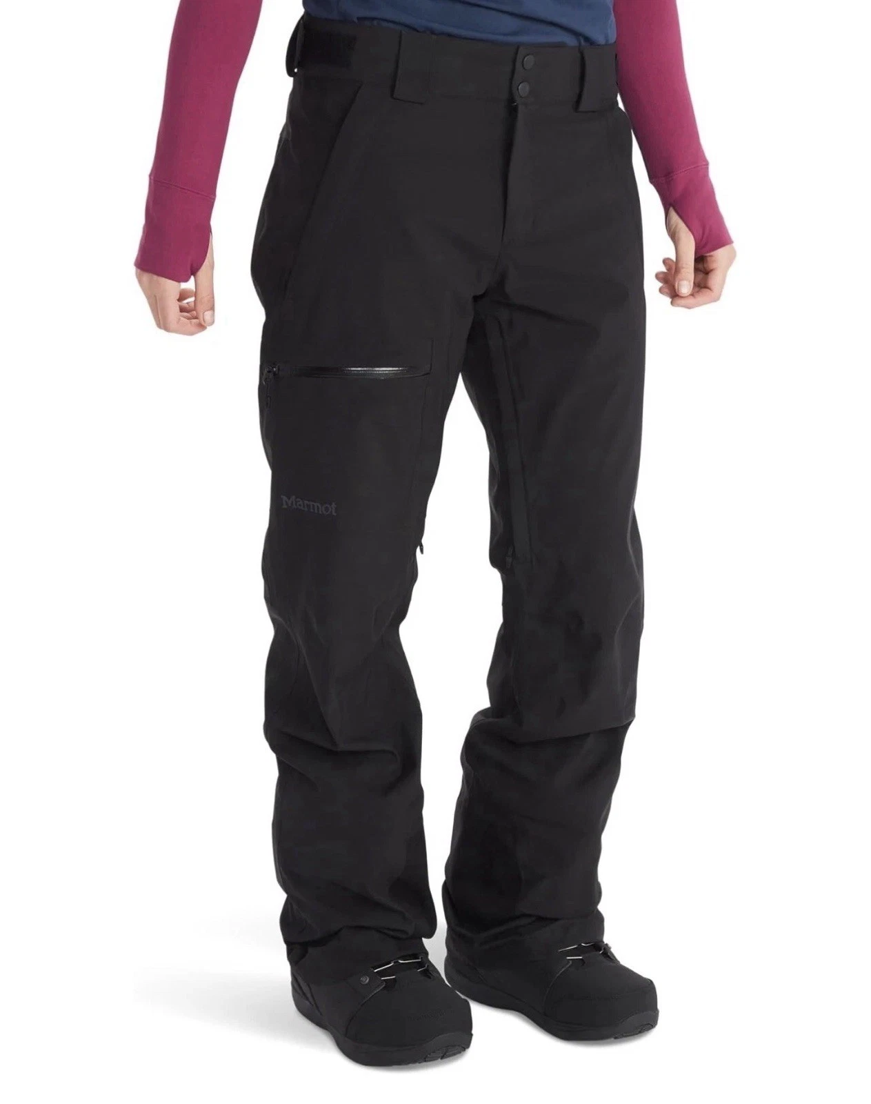 NWT MARMOT Refuge Womens M Winter Snowboard/Ski/Snow Pants Black Size M