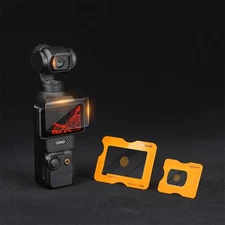 Camera Lens Film + AR Screen Film with Film Locator Kit for DJI Pocket 3
