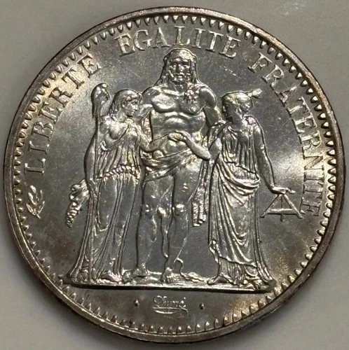 1965 France 10 Francs Silver — photo from the most recent tracked eBay sale
