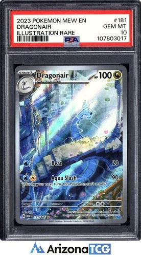 Pokemon 2023 Dragonair 181/165 IR Scarlet & Violet 151 GEM MINT PSA 10
