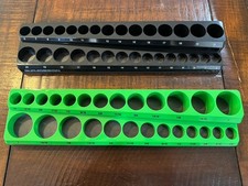 38 Inch Magnetic Socket Organizer2-pack Metric Sae Sockets Holder Set 38...