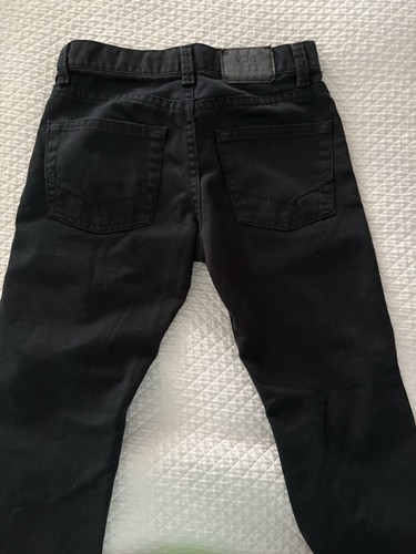 Vans V56 Standard Boys Black 5 Pocket Jeans Size 10, Waist 25, Cotton Blend - Picture 7 of 14