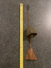 Antique Paolo Soleri Cast Bronze Wind Chime Garden Bell.